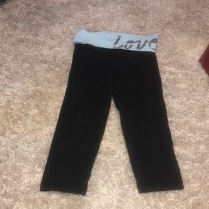 Victoria secret crop leggings